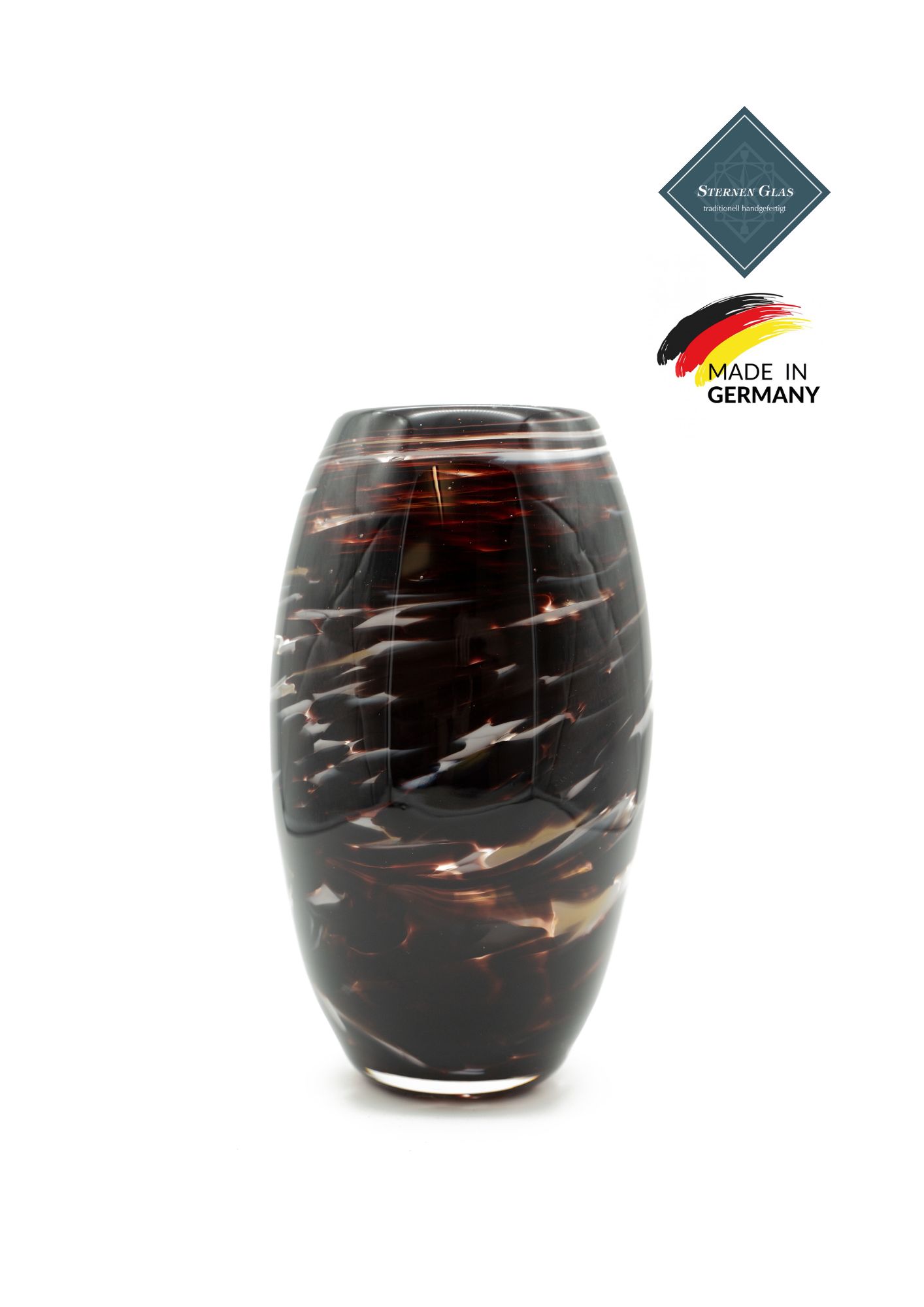 STERNEN GLAS | Olive Vase | Brown