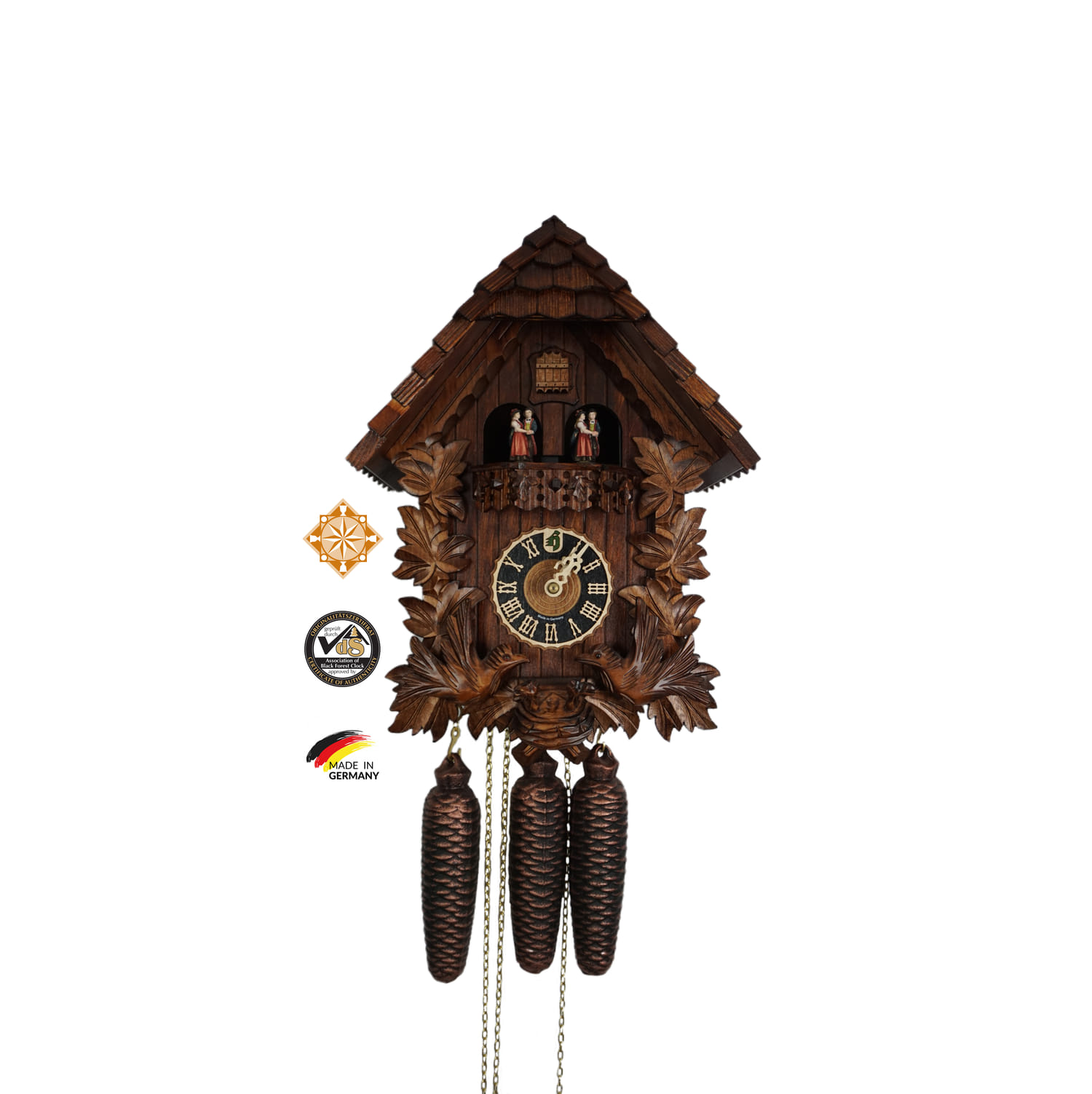 Cuckoo Clock | Moving Birds | 8 Day Movement | Music