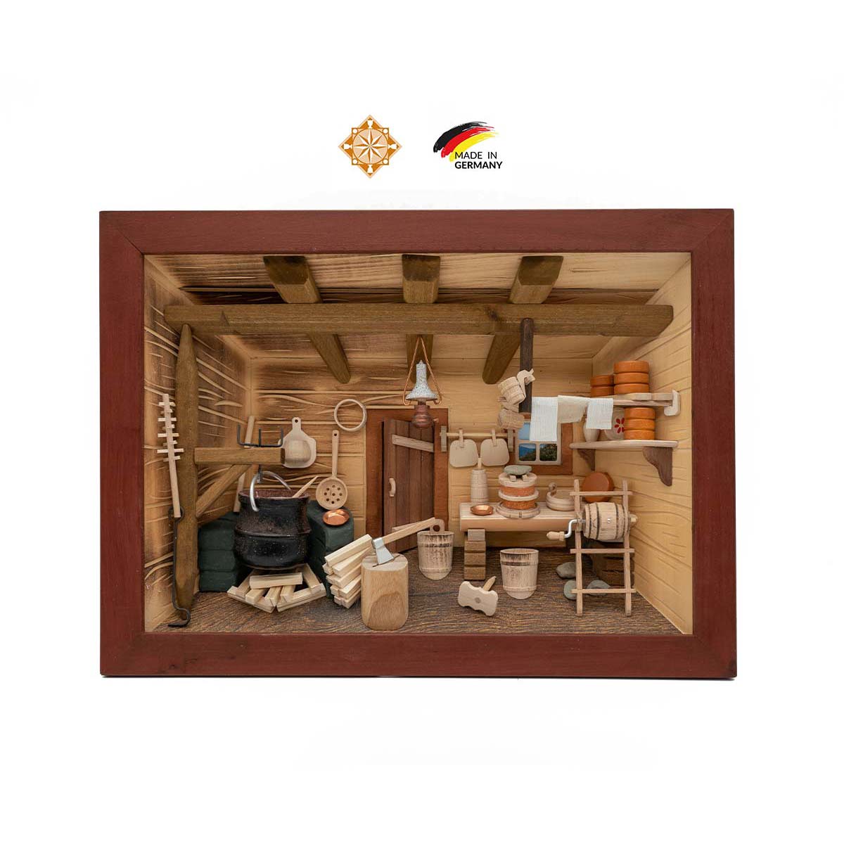 3D Wooden Picture | Cheese Factory