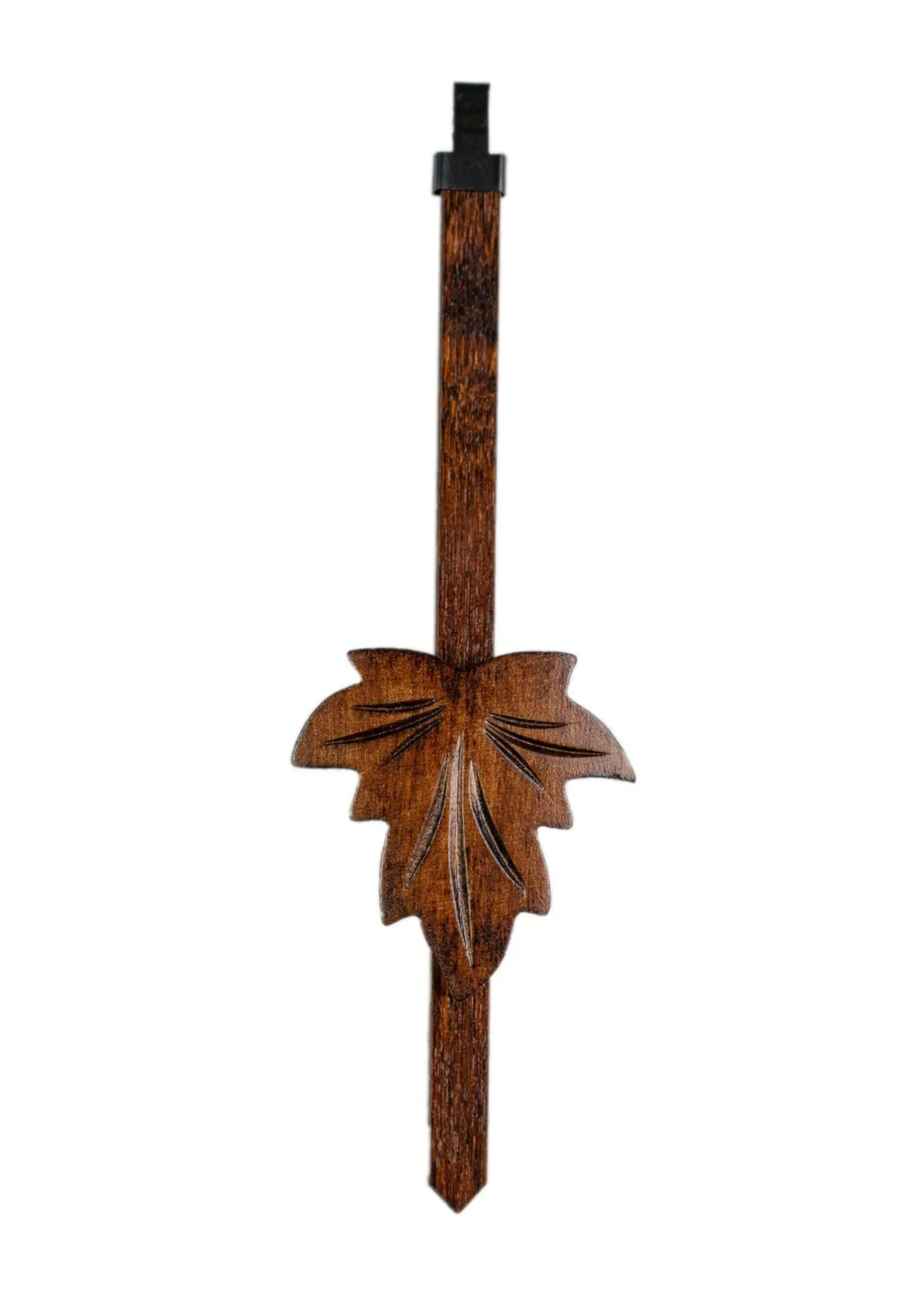 Cuckoo Clock Small Traditional Style 1 Day Movement (4) original authentic tiny brown black forest cuckoo clock with a cuckoo bird on top made by Hönes