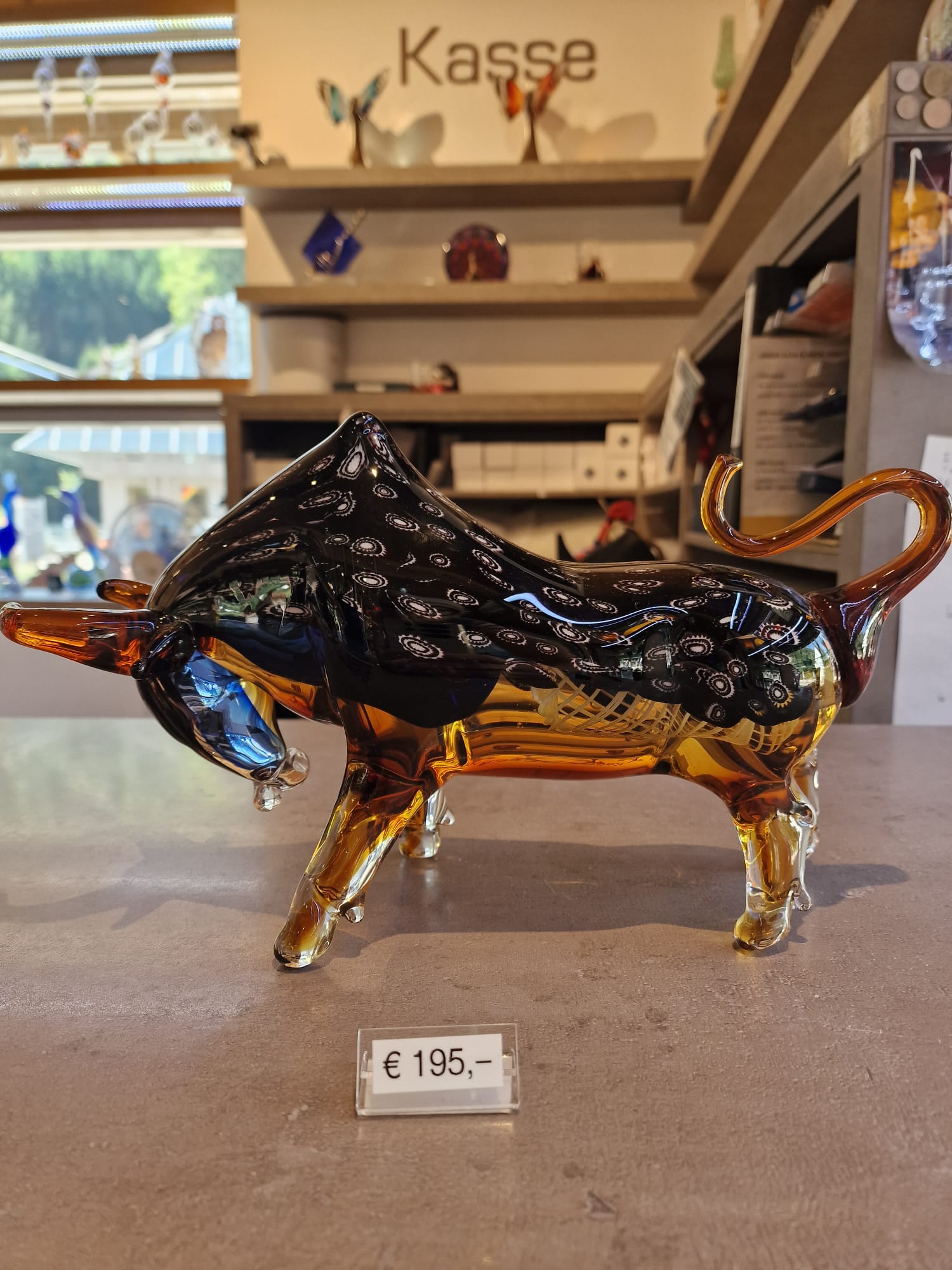 Glass Product | Bull | Black