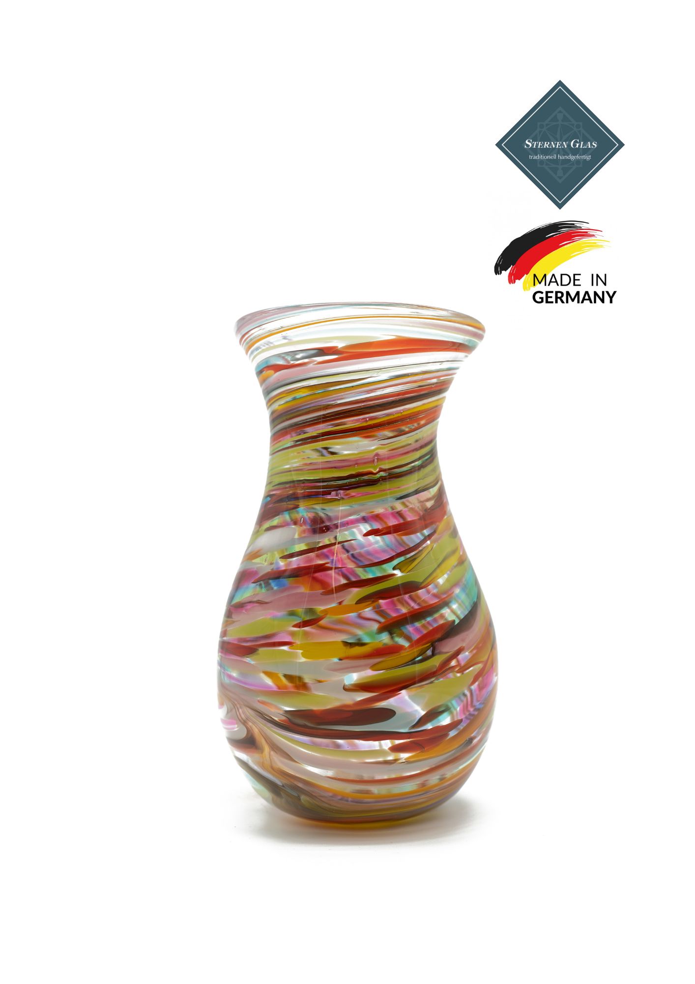 STERNEN GLAS | Rustic Vase | Colorful