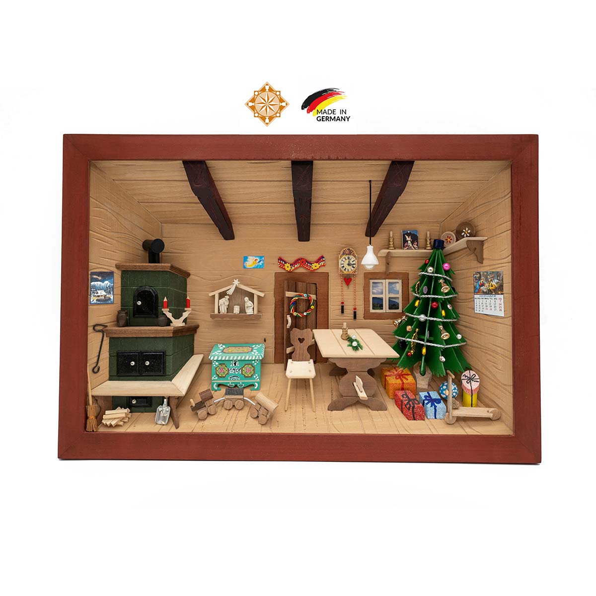 3D Wooden Picture | Christmas Time