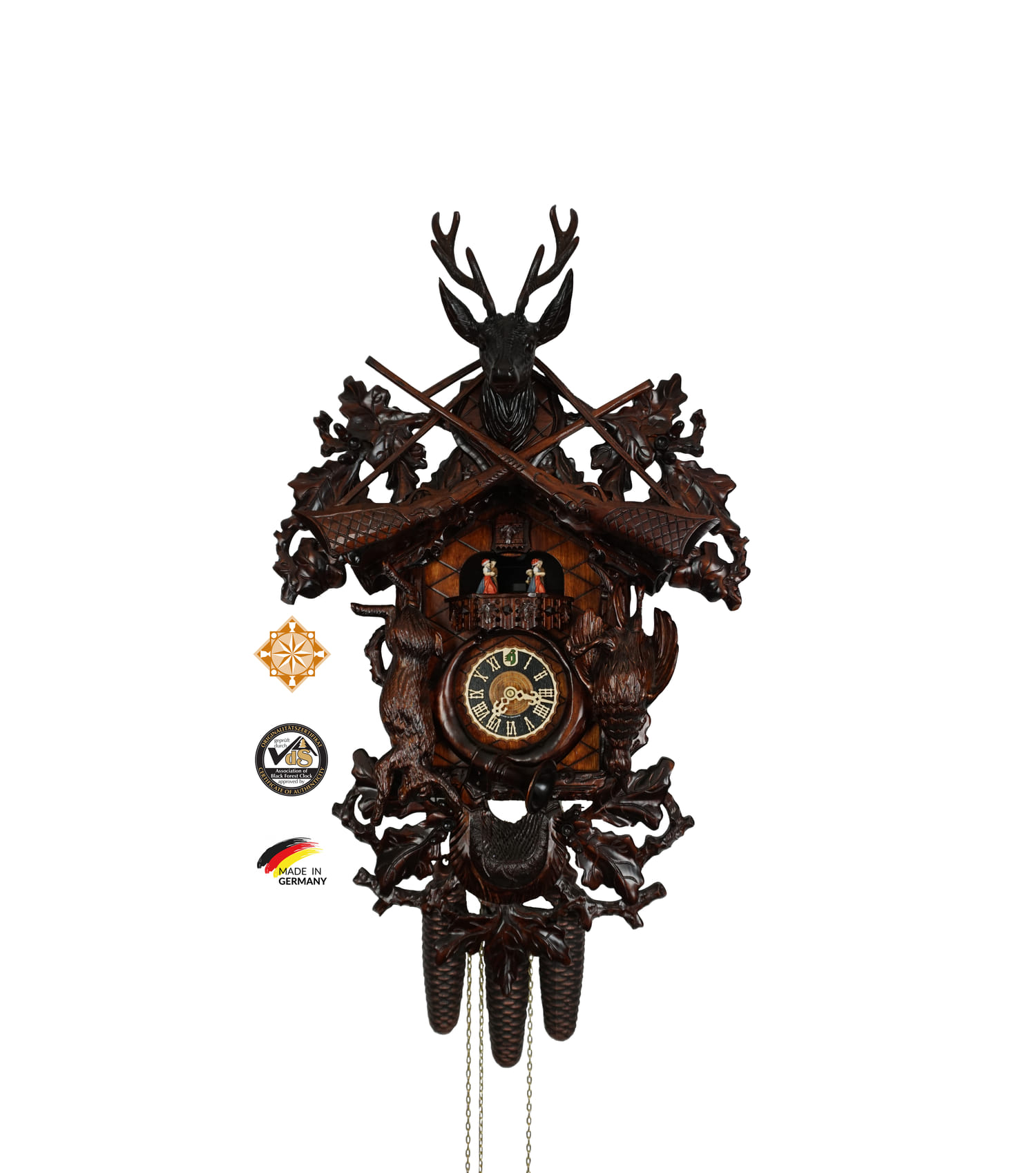 Cuckoo Clock | Hunter Clock | 8 Day Movement | Music