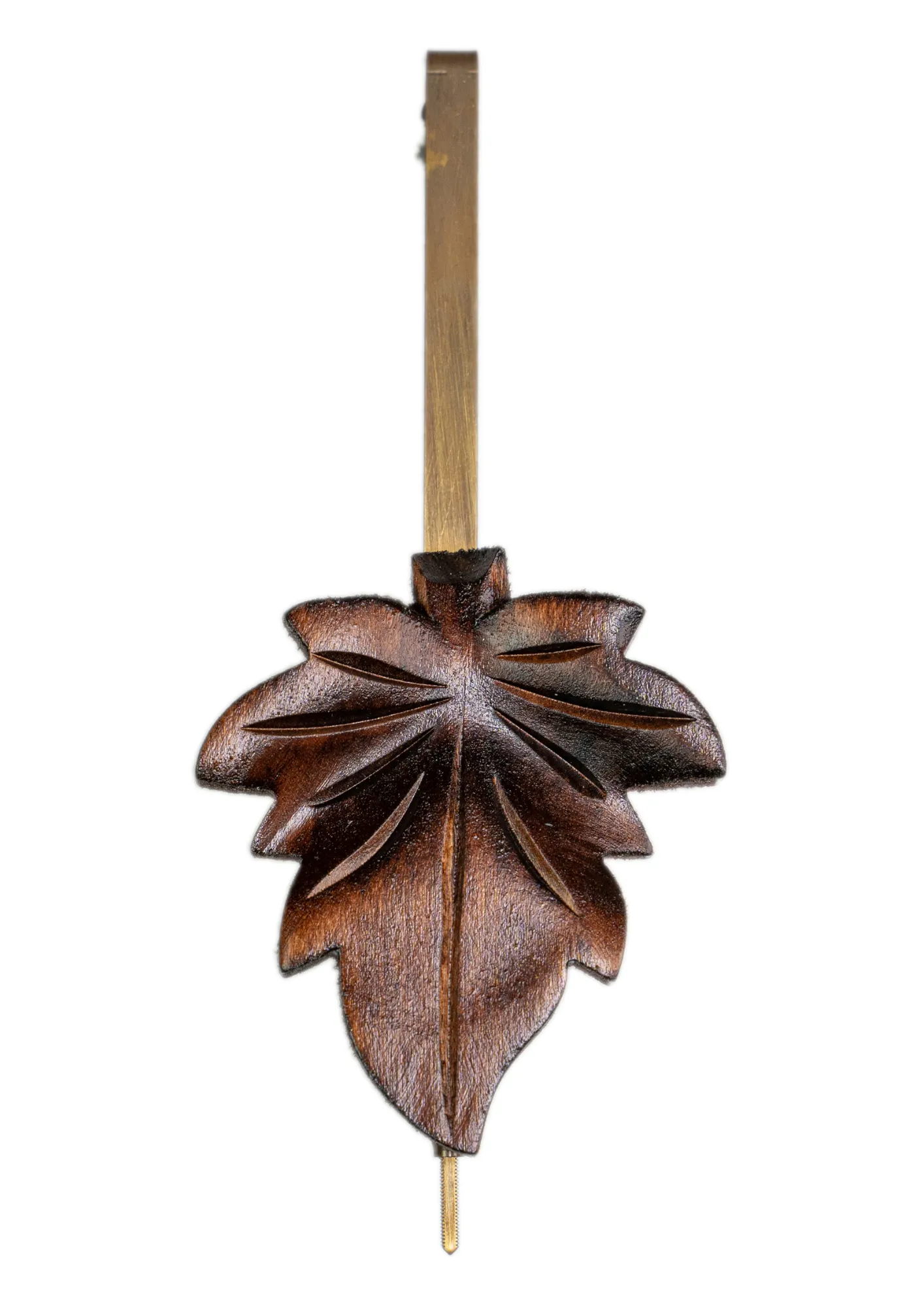 Cuckoo Clock Traditional, Cuckoo Bird 1 Day Movement (4) Authentic mechanical brown black forest cuckoo clock with nicely carved cuckoo bird decorating the top made by Hönes