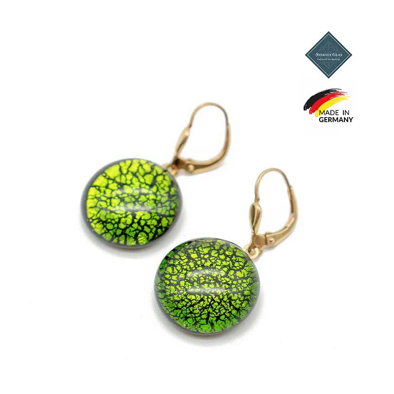 STERNEN GLAS | "Selene" | Gold Plated Earrings