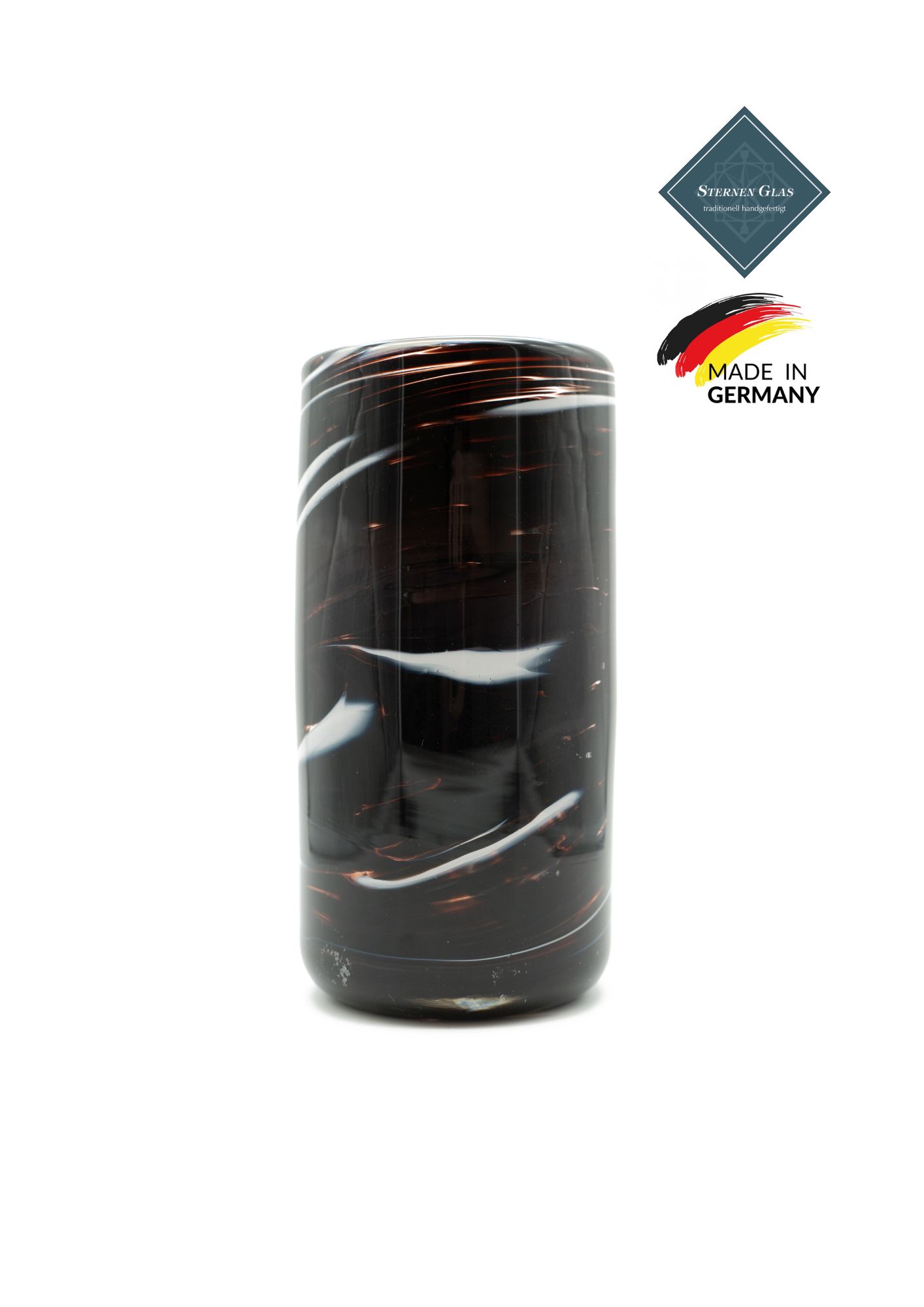 STERNEN GLAS | Cylinder Vase  | Brown