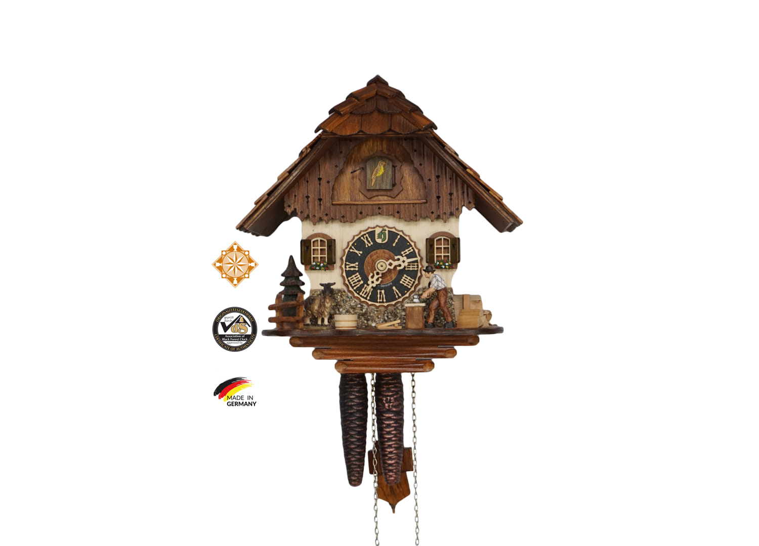 Cuckoo Clock | Wood Chopper | 1 Day Movement