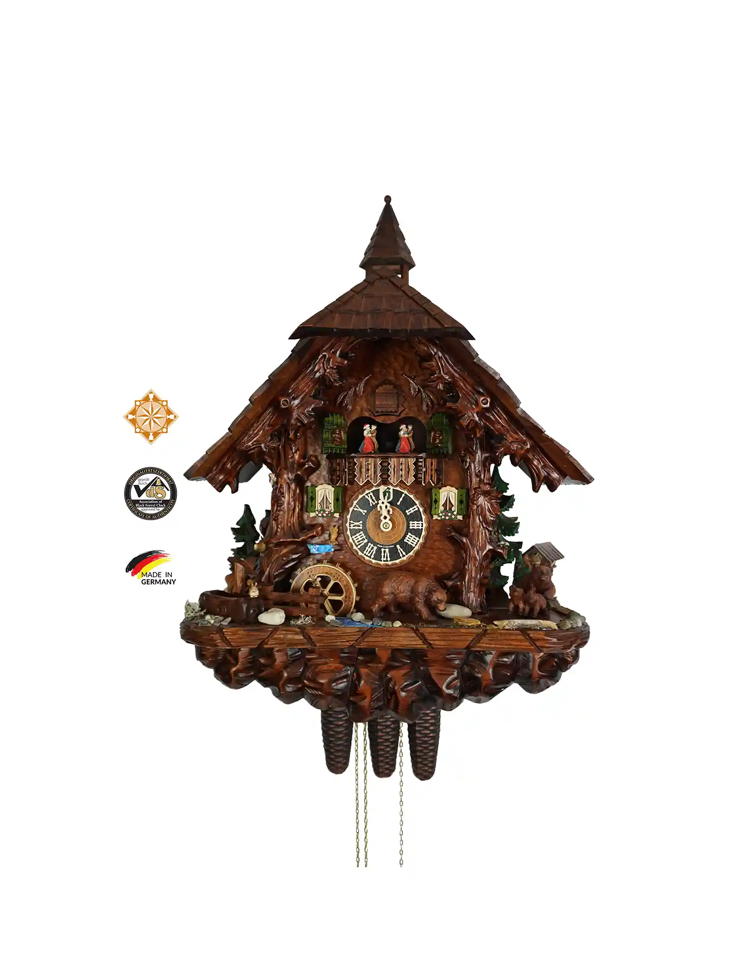 Cuckoo Clock | Bears | 8 Day Movement | Music